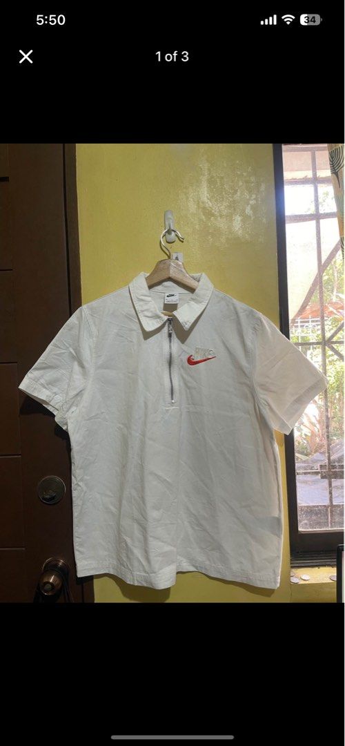 Nike Quarter Zip Polo (Category: Tshirts & Polo Shirts ) located in Calamba. Submitted by SwooshThrift (Listing ID 1464988121, Image 1). Description: Used once Size: XL Length: 27 Width: 22 9/10 condition No issue Calamba, Laguna.