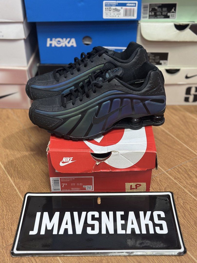 Nike Shox R4 “Black Seaweed” (Category: Sneakers) located in San Juan City. Submitted by jmavsneaks.2016 (Listing ID 1465101620, Image 1). Description: For Sale: Nike Shox R4 “Black Seaweed” Size 7.5 men's / 9 women's 4,495 only Message us for more information 📩 Contact number: 09264061372 📞 Payment Via: Bpi/Bdo/Metrobank/Paymaya/Gcash/ 💰 Pick up Location: San juan city Can do Lalamove/Grab/Angkas (Buyer Expense) 🛵 LBC COD/COP (by Sched) 🚀 .