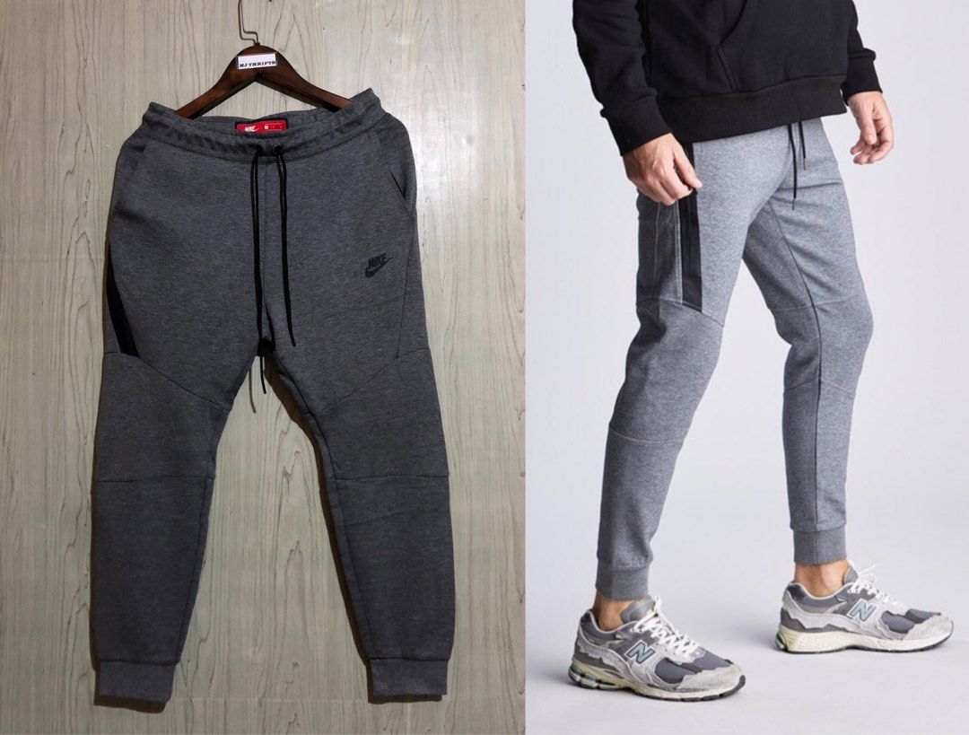 Nike techfleece jogger (Category: Joggers) located in Ozamiz City. Submitted by mj_thrifts (Listing ID 1465024561, Image 1). Description: Nike dark grey techfleece W:30 hanggang 33 x L:38 Excellent condition 9.5/10 680+sf.