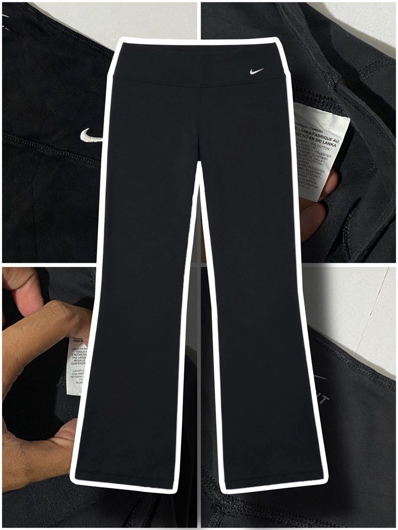 Nike women's black flared leggings (Category: Activewear) located in Naga. Submitted by jamesarkkkk (Listing ID 1465131237, Image 1). Description: .