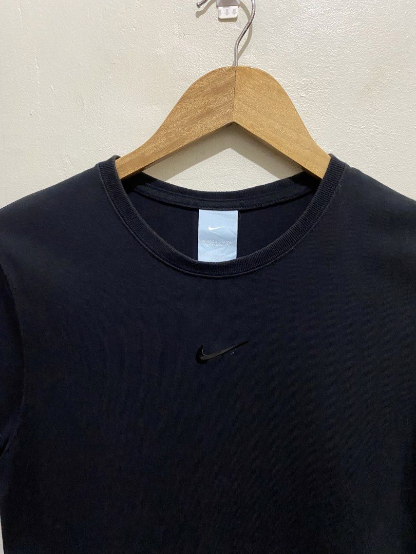 Nike x NOCTA Black T-Shirt (Category: Tshirts & Polo Shirts ) located in Cainta. Submitted by mars_olavere (Listing ID 1465099749, Image 3). Description: Nike x NOCTA black crewneck t-shirt. Small tonal Nike swoosh on the chest. NOCTA branding printed on one sleeve, A.W.R. text on the other sleeve. Standard fit, soft cotton material. Clean look, goes with everything. Neck tag includes Nike and NOCTA details..