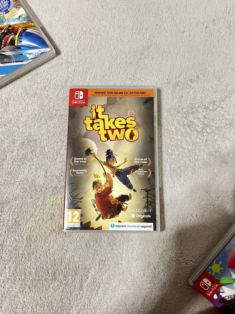 Nintendo Switch Games Splatoon 2 It Takes Two CTR (Category: Nintendo) located in San Fernando. Submitted by cleverfox-02aca8 (Listing ID 1465095539, Image 2). Description: - Bundle of 3 popular physical Nintendo Switch games - Titles included: Splatoon 2, It Takes Two, and Crash Team Racing Nitro-Fueled - All original game cases included in clean, well-kept condition - Great multiplayer, co-op, and racing games for family and friends - Ready for