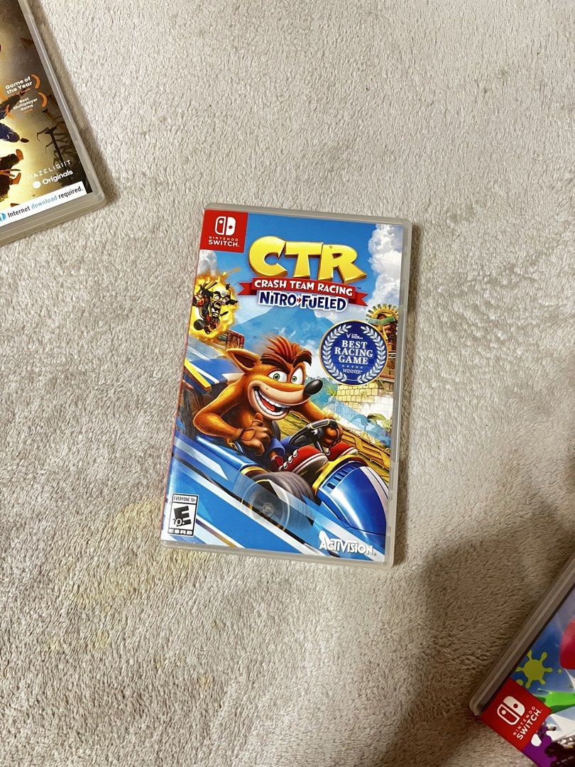 Nintendo Switch Games Splatoon 2 It Takes Two CTR (Category: Nintendo) located in San Fernando. Submitted by cleverfox-02aca8 (Listing ID 1465095539, Image 3). Description: - Bundle of 3 popular physical Nintendo Switch games - Titles included: Splatoon 2, It Takes Two, and Crash Team Racing Nitro-Fueled - All original game cases included in clean, well-kept condition - Great multiplayer, co-op, and racing games for family and friends - Ready for