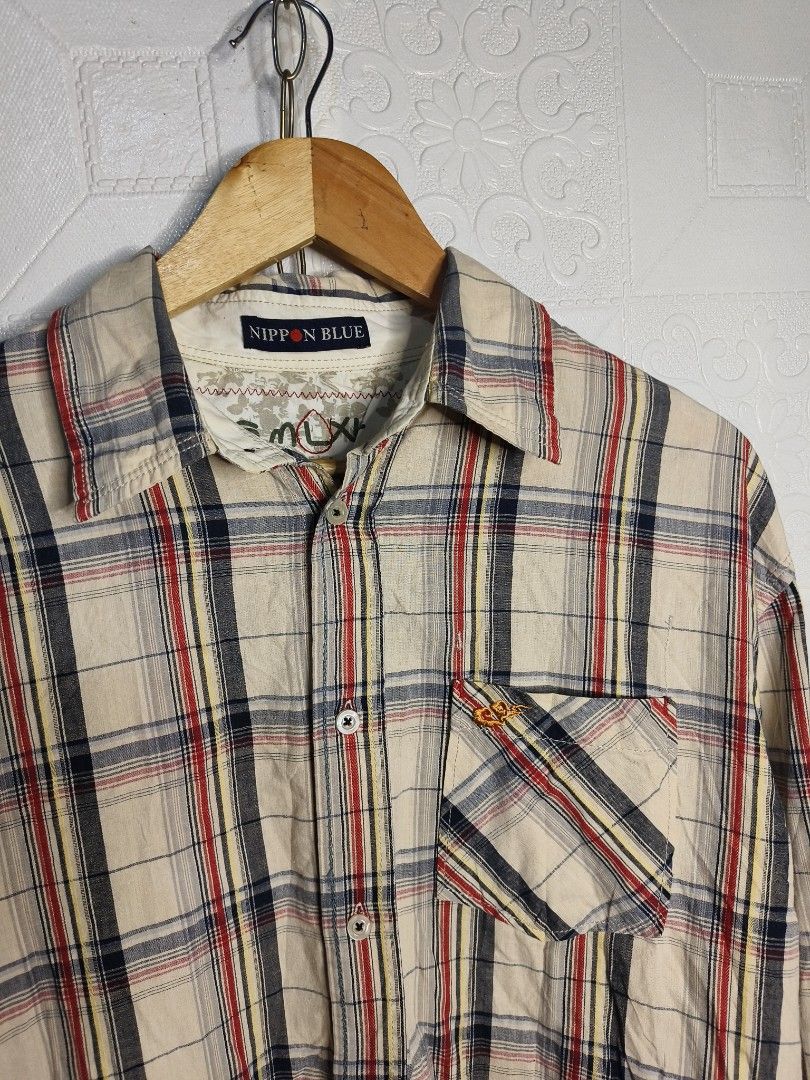 Nippon Blue Japan Button Down Longsleeve (Category: Tshirts & Polo Shirts ) located in Davao. Submitted by tsupremacy (Listing ID 1465103805, Image 3). Description: Nippon Blue Japan Button Down Longsleeve - Size Large on tag - Excellent Condition - Color may vary due to lighting. - Colo rate: 9.8/10 - Width 23 - Length 28.5 - Need wash Only - Issue: none.