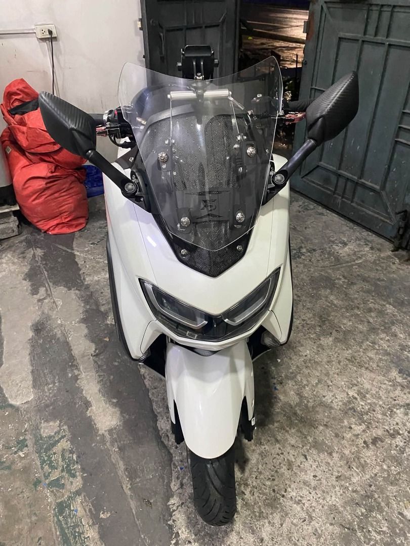 Nmax v2 abs model 2021 (Category: Motorbikes for Sale) located in Rizal. Submitted by select_zone (Listing ID 1465090500, Image 2). Description: nmax v2 abs model 2021 odo 23k 1st owner pass sa buyandsell sulit kana dito hindi gamit na gamit alaga sa maintenance gas and go stock makina walang ginalaw naka mdl and dual contact new front shock no leak tagas stage 5 av moto new build yss gsport av moto no leak tagas naked handle bar avocado etech cv