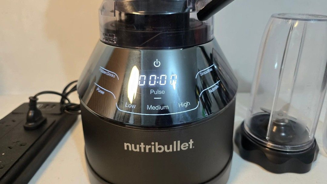 Nutribullet Triple Prep System Blender (Category: Juicers, Blenders & Grinders) located in Taguig. Submitted by roma2701 (Listing ID 1465046111, Image 2). Description: Australian mall pull out Used demo/display unit 220V Model:NBP-200 Inclusion Full size Blender Pitcher 2 personal blender bottle 1 blade 2 lid Tamper No issue.