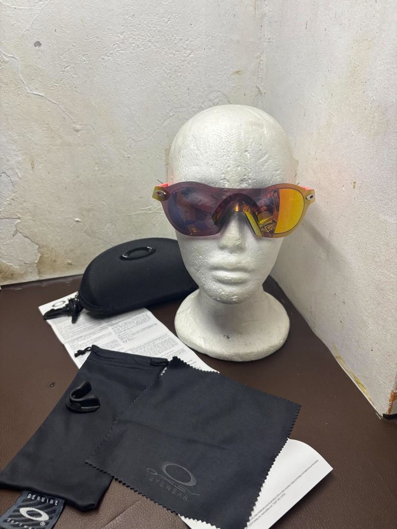 Oakley EVZERO SWIFT A OO9410 | Prizm Ruby | Pink (Category: Packaged & Instant Food) located in Bacoor. Submitted by fafofa (Listing ID 1465099654, Image 3). Description: Oakley EVZERO SWIFT A OO9410 sunglasses featuring a neon pink frame and Prizm Ruby lenses. • Model: EVZERO SWIFT A OO9410 • Neon pink frame • Prizm Ruby lenses • Lightweight sport design • Includes hard Oakley box case.