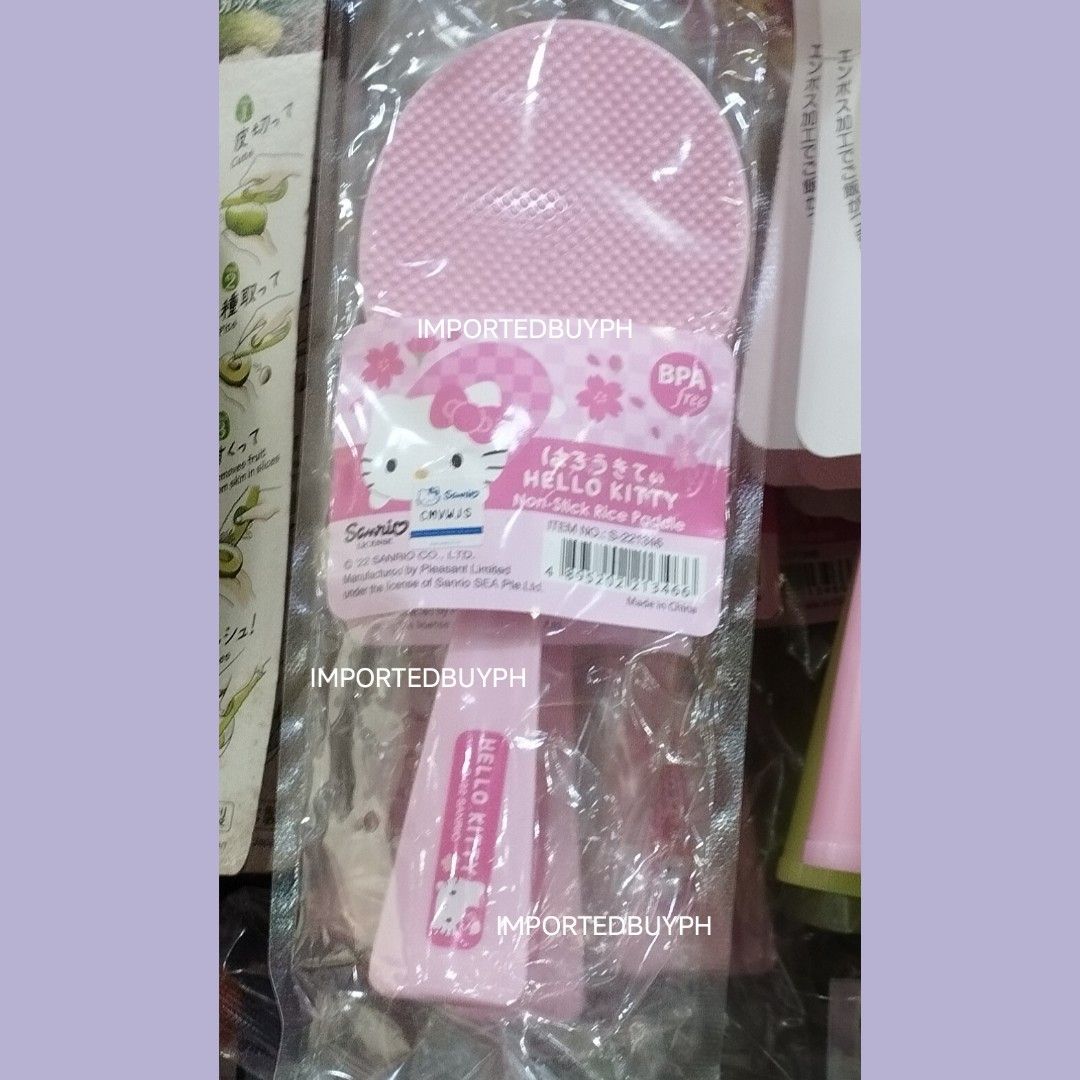 Official Sanrio Hello Kitty Rice Non Stick Paddle (Category: Cookware & Accessories) located in Rizal. Submitted by importedbuyph (Listing ID 1465074158, Image 1). Description: 💯 ORIGINAL BRAND NEW OFFICIAL Payment first Collecting orders cut off every Friday. Delivery the next Week days. No rush delivery 🫶🏻.