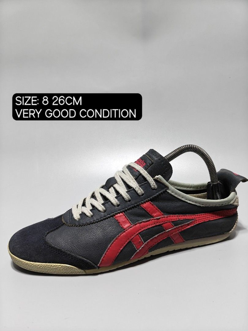 Onitsuka Tiger Mexico 66 Various Sizes Available (Category: Sneakers) located in Manila. Submitted by baguiogirlyy (Listing ID 1465095761, Image 2). Description: - Brand: Onitsuka Tiger Mexico 66 - Design: Low-profile classic with iconic side stripes, suede toe overlays, and cushioned heel flaps - Colorways: Black, White with Red/Blue accents, Off-White with Navy, and Cream canvas - Sizes: US 4 to 10 / 22cm to 28cm - Condition: Great everyday str