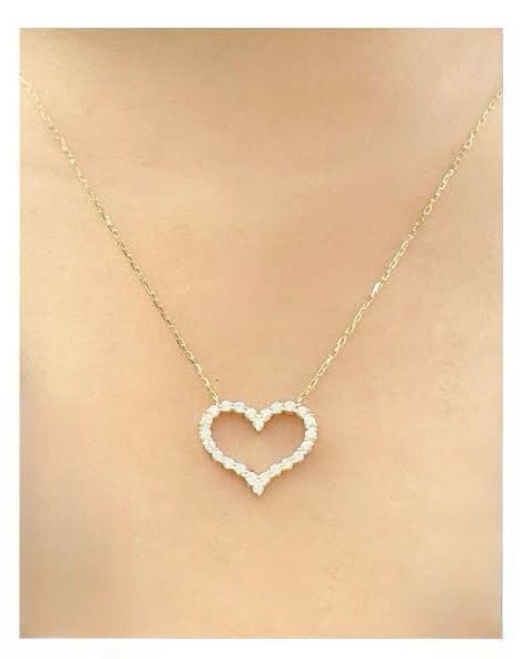 Open heart Diamond necklace (Category: Necklaces) located in Malolos. Submitted by keenhorse_ef38ab (Listing ID 1465090627, Image 1). Description: .31carat diamond 18karat gold 16-18inches adjustable COD/COP VIA LBC NO MEETUP 1,000 DOWNPAYMENT REQUIRED.
