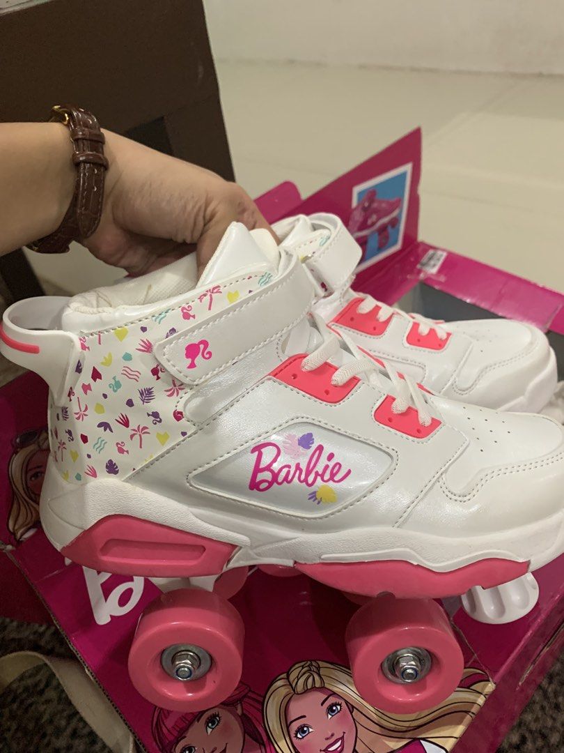 Original Barbie skates (Category: Skates, Rollerblades & Scooters) located in Manila. Submitted by rahysehl (Listing ID 1465064414, Image 1). Description: SIZE: 35eu Used once sa bahay lang. Wala ng box orig price 2799 Rfs: hindi na ginamit ng bata kasi nadapa. .