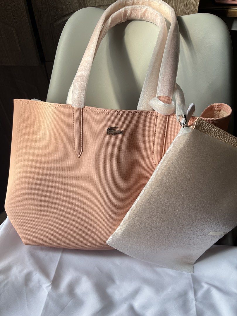 Original Lacoste Reversible Tote Bag (Category: Tote Bags) located in Manila. Submitted by katelee16 (Listing ID 1465027660, Image 1). Description: Brandnew! I already removed the tags. Color is Miami Angiefrom lacoste.