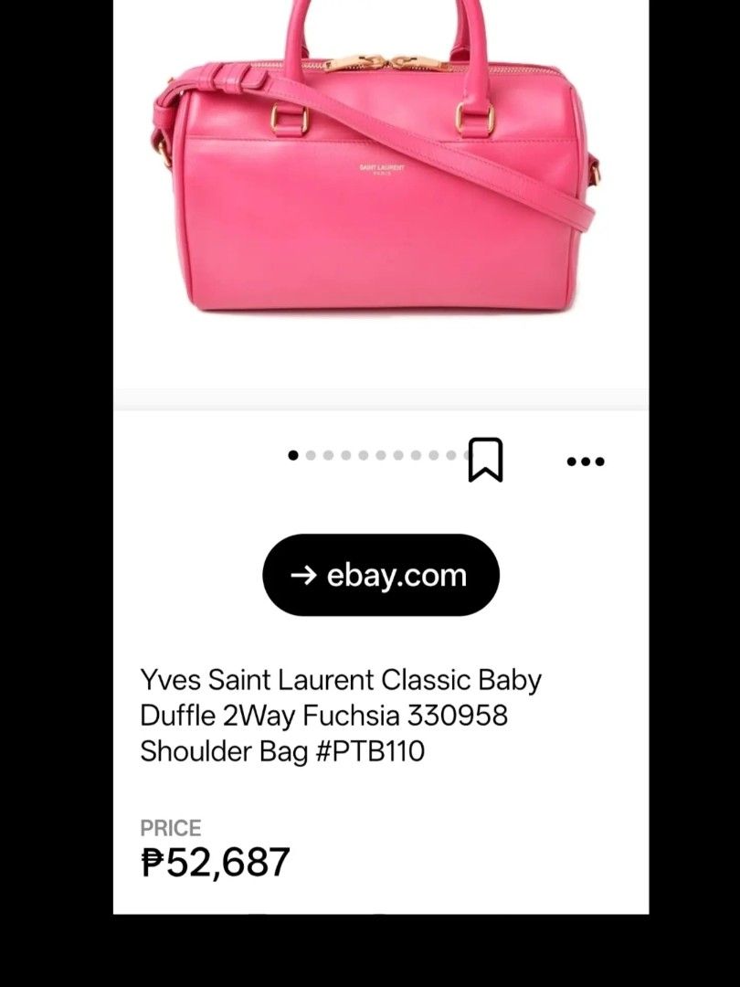 Original YVES SAINT LAURENT YSL (Category: Shoulder Bags) located in Cabuyao City. Submitted by secondhand.shop.ph (Listing ID 1465124217, Image 3). Description: Rush Sale❗ Original Yves Saint Laurent w/ authentication certificate Preloved Medium Pure genuine leather 📌First to pay!.