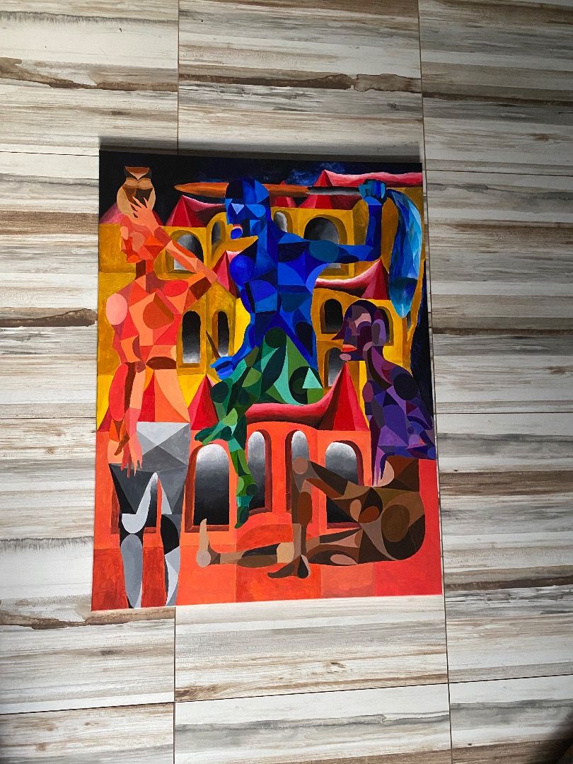 Painting (Category: Wall Decor) located in Caloocan City. Submitted by wonderboys371 (Listing ID 1465117012, Image 3). Description: “Prevails” 3x4 feet Acrylic on Canvas made by extremely talented kid .