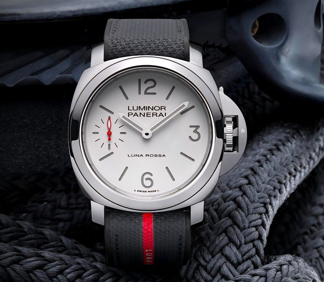 Panerai 1342 44mm (Category: Luxury Watches) located in Mandaluyong City. Submitted by 88nac (Listing ID 1465077450, Image 1). Description: 368k Slightly nego Pamerai 1342 44mm Full set White dial 9.8/10 condition Luna Rossa PM for inquiries.