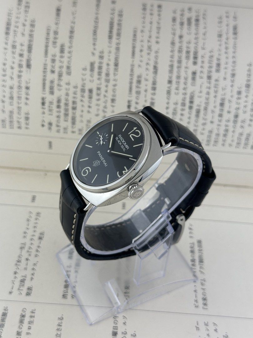 Panerai Radiomir Black Seal (Category: Luxury Watches) located in Manila. Submitted by lugs.to.lugs (Listing ID 1465107883, Image 3). Description: Available for Sale Panerai Radiomir Black Seal - Pam380 - 45mm Steel Case - Manual Winding Machine - Original Thick Leather Strap 80% - Original Box, Booklet and Card - Original Buckle Meetups can be arranged.