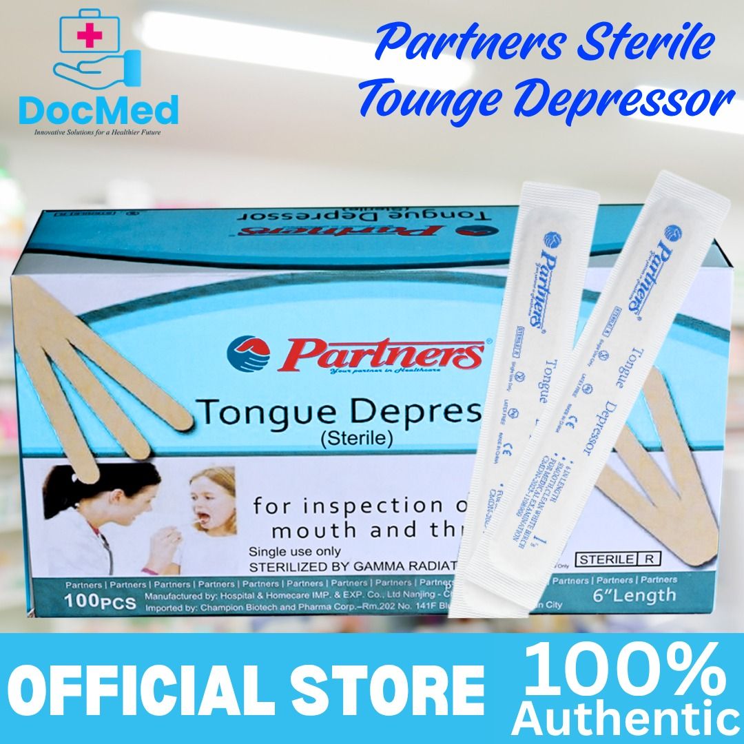 PARTNERS TOUNGE DEPRESSOR 100 PCS PER BOX (Category: Medical Supplies & Tools) located in Quezon City. Submitted by dxs_zyra (Listing ID 1464979168, Image 3). Description: .