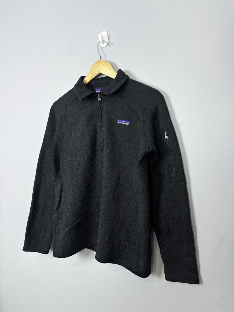 PATAGONIA BETTER SWEATER 1/4 ZIP FLEECE PULLOVER (Category: Coats, Jackets and Outerwear) located in Mabalacat. Submitted by doughnutthrift (Listing ID 1465089618, Image 3). Description: PATAGONIA BETTER SWEATER 1/4 ZIP FLEECE PULLOVER Excellent condition W- 19” L- 25” No issues.