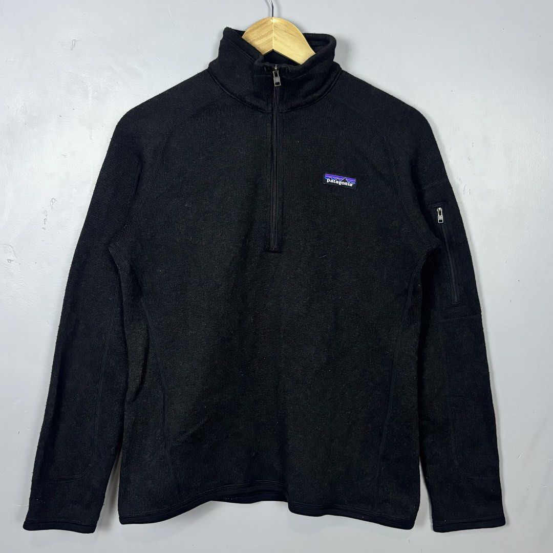 PATAGONIA BETTER SWEATER 1/4 ZIP FLEECE PULLOVER (Category: Coats, Jackets and Outerwear) located in Mabalacat. Submitted by doughnutthrift (Listing ID 1465089618, Image 1). Description: PATAGONIA BETTER SWEATER 1/4 ZIP FLEECE PULLOVER Excellent condition W- 19” L- 25” No issues.