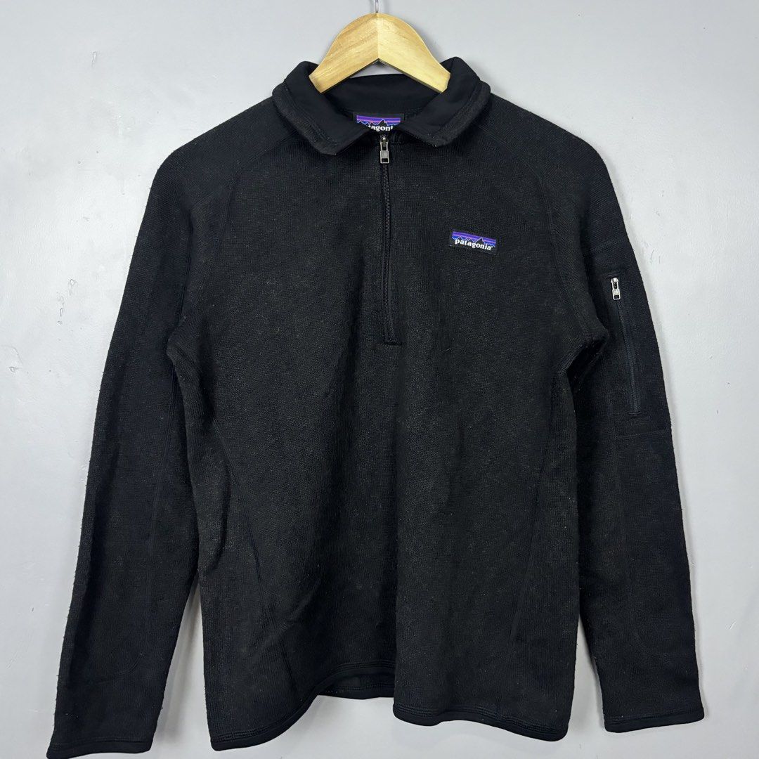PATAGONIA BETTER SWEATER 1/4 ZIP FLEECE PULLOVER (Category: Coats, Jackets and Outerwear) located in Mabalacat. Submitted by doughnutthrift (Listing ID 1465089618, Image 2). Description: PATAGONIA BETTER SWEATER 1/4 ZIP FLEECE PULLOVER Excellent condition W- 19” L- 25” No issues.