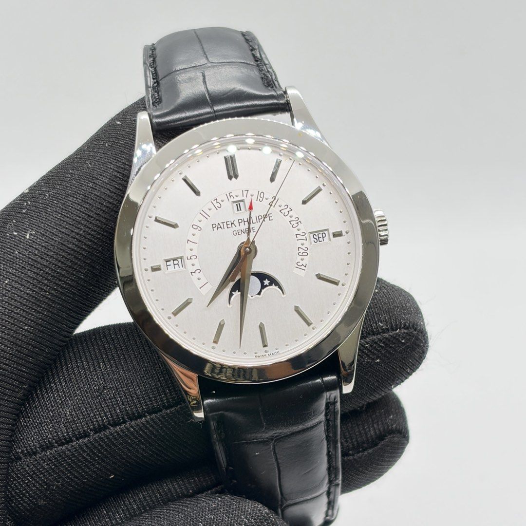 Patek Philippe Perpetual Calendar Platinum 5496P-001 (Open to trades with Omega, IWC, Hublot, Bvlgari, Franck Muller, Panerai, Tudor, Breitling, Audemars Piguet, Patek Philippe, Richard Mille, Cartier) (Category: Watches) located in Singapore. Submitted by internationalluxurysg (Listing ID 1464970558, Image 1). Description: Watch details: •Watch Only. Welcome certain trades. Please offer what you've got. Shop located @ Far East Plaza, #04-140. (B