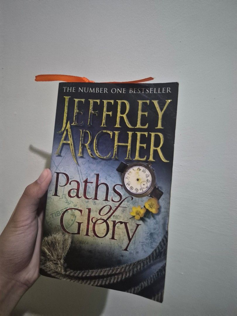 Paths of Glory by Jeffrey Archer (Category: Storybooks) located in Agdangan. Submitted by elyxcollection (Listing ID 1465043933, Image 1). Description: Selling my books at a lower price. Bought it from a book sale in Dubai. RSF: Decluttering.