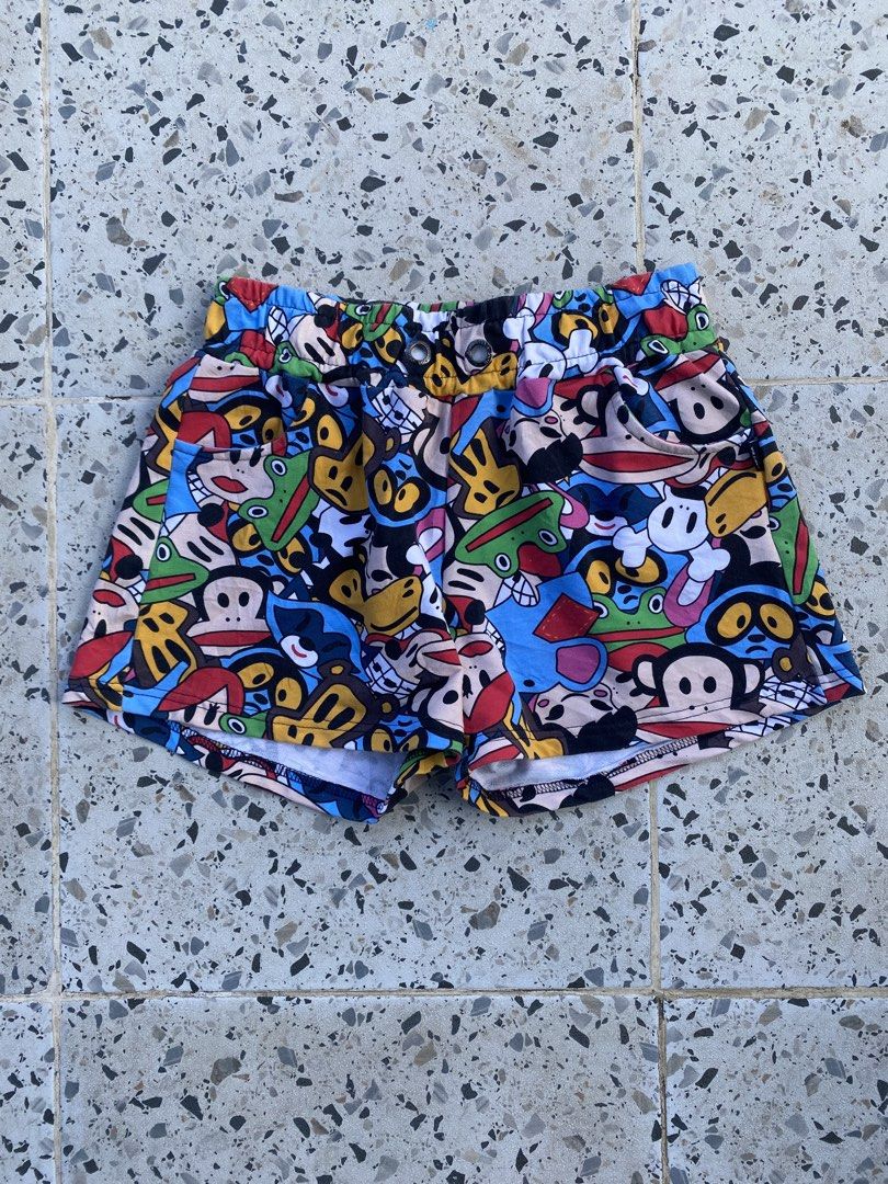 Paul Frank AOP Womens Shorts (Category: Shorts) located in Bulacan. Submitted by badass.thrift.finds (Listing ID 1464982811, Image 1). Description: Paul Frank AOP Womens Shorts 26-28 waist Garterize 12 Length Issue(s): cut tag & missing drawstring .