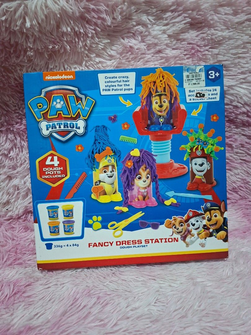 PAW PATROL CLAY DOUGH (MALLPULLOUT) (Category: Interactive Toys) located in Caloocan City. Submitted by little_cleison_shop (Listing ID 1464993358, Image 1). Description: 🧸 MALL PULLOUT TOYS ​Available na ang mga brand-new branded toys sa presyong abot-kaya! Makatipid ng 50% hanggang 80% kumpara sa presyo sa mall. ​📌 Product Details & Reminders ​Condition: Lahat ng items ay 100% Brand New. ​Expectation Setting: Dahil ito ay mall pullout, ang il