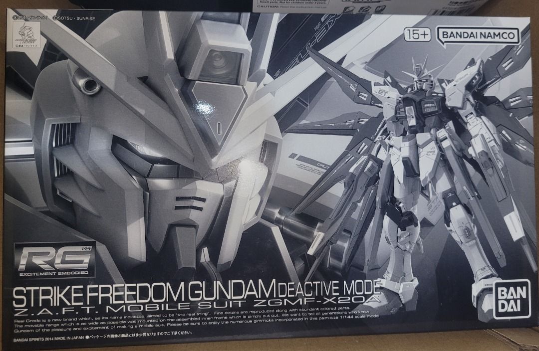 PBANDAI RG Strike Freedom Deactive Mode (Category: Gundam & Model Kits) located in Manila. Submitted by gimsamonte (Listing ID 1464982047, Image 1). Description: MOP: Landbank, Lalamove COD if 2k below, Gcash Shipping via Lalamove or JRS if outside Manila. Meet ups: UP Technohub (+30), Ever Gotesco(+30), Puregold Commonwealth, TOTAL Commonwealth, Sm North(+60), Megamall(+60), Centris(+40) SM Fairview (+60) SM Makati (+80).