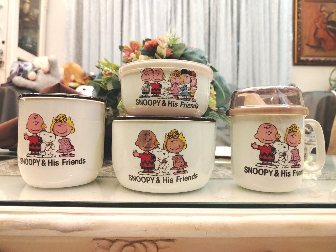 Peanuts Snoopy & Friends Ceramic Food Storage Container Set (Category: Food Organization & Storage) located in San Fernando. Submitted by jpmarketplace2023 (Listing ID 1465055489, Image 1). Description: 💚 All items are authentic from Japan. 💛 MOP: GCash (❌️ GCash Protect) 🩵 MOD: LBC only (❌️ S. Checkout, COD, COP) 💙 Meet-up: Vista Mall, San Fernando, Pampanga 💜 All items are on-hand. 🧡 First to pay gets the item first. ❤️ Breakable items ar