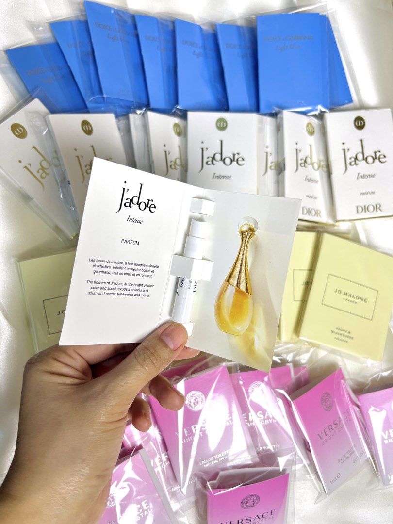 Perfume vials (Category: Fragrance & Deodorants) located in Mabalacat. Submitted by xolheen (Listing ID 1465019705, Image 2). Description: Onhand. Ready to ship perfume vials ✨ ₱150-120 each.