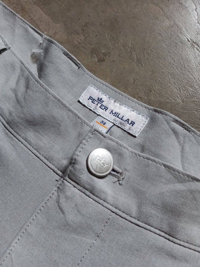 Peter Millar performance light weight comfy short (Category: Shorts) located in Davao. Submitted by hisdef (Listing ID 1465086772, Image 3). Description: peter millar performance light weight comfy short Condition- like new issue- none size on tag- 34 Dimensions in inches waistline-34 length-20.5 front rise-10.5 hem-10.