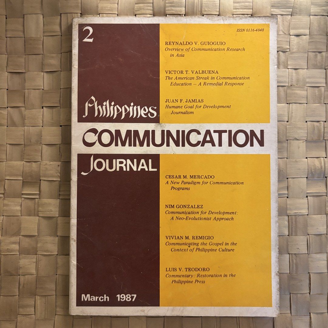 Philippines Communication Journal Volume 2 & 5 (Category: Storybooks) located in Quezon City. Submitted by thevanitybookshop (Listing ID 1465103169, Image 1). Description: .