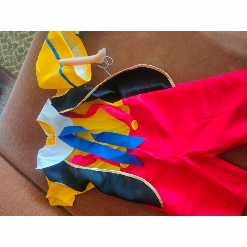 Pinocchio Costume (Category: Babies & Kids Fashion) located in Taytay. Submitted by murahubblueapppage (Listing ID 1465146093, Image 3). Description: Pinocchio Costume for Kids Boy Long Nose Wood Toy United Stage Performance Halloween costume Size XL kids 140-145.