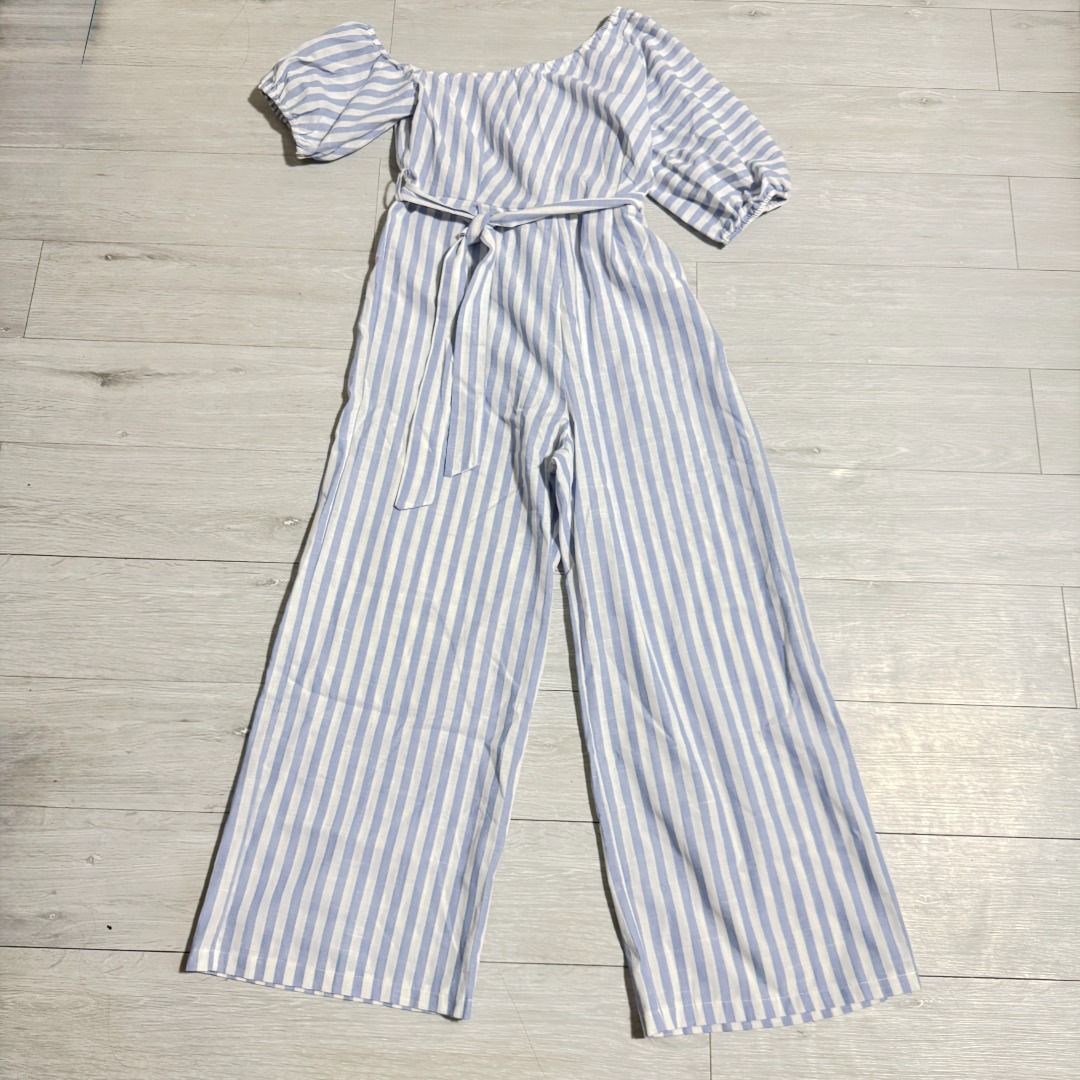 Plus Size Shein Striped Asymmetrical One Shoulder Jumpsuit (Category: Jumpsuits) located in Manila. Submitted by destashedmnl2 (Listing ID 1465040489, Image 1). Description: 💫 FREE SHIPPING WITHIN METRO MANILA 💫 (₱500 & up worth of purchase via J&T) ✨ Size: L-XL ✨ Measurement: W- 24” L- 55.5” 🩶 Message me for more info/photos. 😊 🩶 MOP: BDO/BPI/GCASH/GOTYME 🩶 MOD: -Lalamove (Same Day Delivery: Metro Manila and nearby provinces) -J&T ; starts