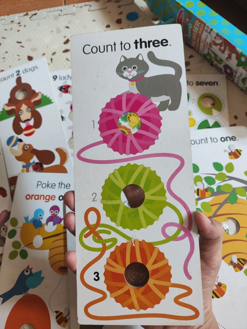 Poke a Dot Chunky Cards ⚪ (Category: Infant Playtime) located in Taguig. Submitted by cleanupmomma (Listing ID 1465025870, Image 3). Description: Please take time to read ❤️ Melissa and Doug Original Complete Shapes and Numbers Dented Box wyiwyg.