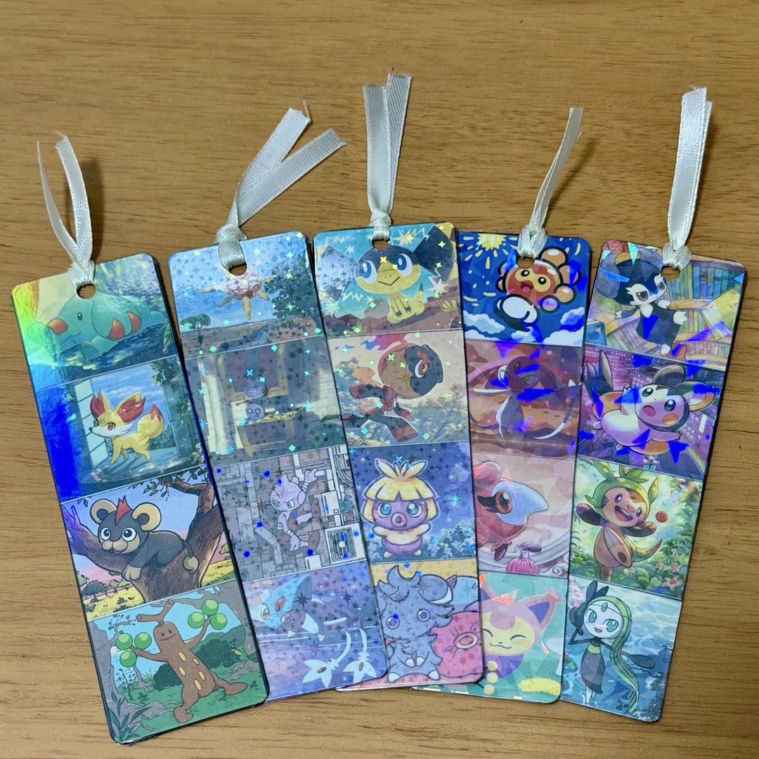 Pokemon bookmarks (Category: Stationery & School Supplies) located in Quezon City. Submitted by blueblink35 (Listing ID 1465150580, Image 2). Description: - Pokemon bookmarks made from Pokemon TCG bulk - 100 each .