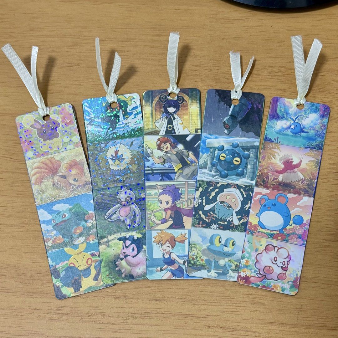 Pokemon bookmarks (Category: Stationery & School Supplies) located in Quezon City. Submitted by blueblink35 (Listing ID 1465150580, Image 1). Description: - Pokemon bookmarks made from Pokemon TCG bulk - 100 each .
