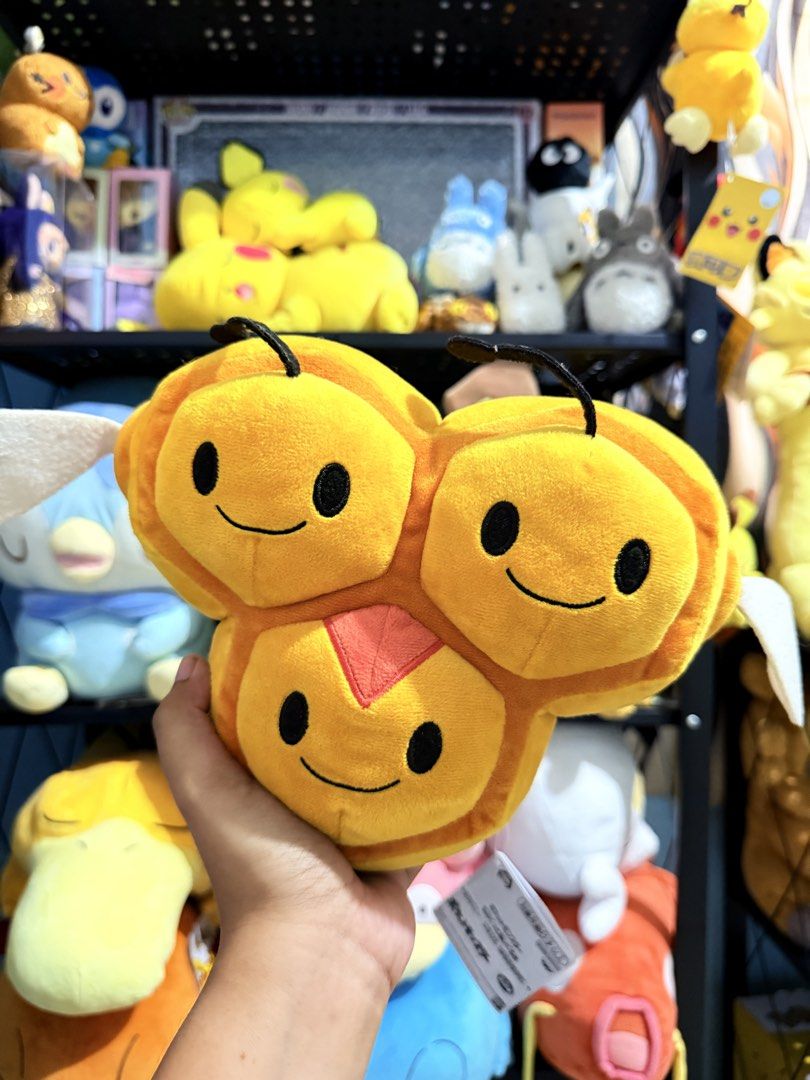 Pokemon Combee Plush Toy (Category: Plushies & Soft Toys) located in Cavite. Submitted by projectplushie (Listing ID 1465133553, Image 1). Description: - Authentic Pokémon Center Combee plush - Features three adorable honeycomb faces and soft fabric - Original fabric tags still attached near the base - Compact handheld size and very lightweight - Perfect for pokemon collectors.