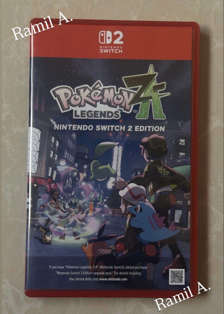 Pokemon Legends ZA Switch 2 (Category: Nintendo) located in Manila. Submitted by ming7071 (Listing ID 1460411283, Image 1). Description: Pokemon Legends ZA Switch 2 ₱2,200 Taguig area Pickup & meetup nearby Shipping thru LBC/J&T (non-COD/COP).