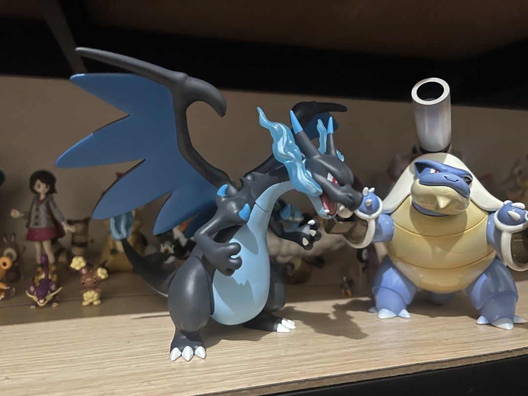 Pokemon Scale world Mega charizard X and MH studio Mega blastoise Resin (Category: Designer & Blind Box Toys) located in Batangas. Submitted by pokemoncollection11 (Listing ID 1465096755, Image 3). Description: Mega charizard X bandai scale world Brand new Mega blastoise MH studio Resin with art box Mop- gcash Mod- lbc (buyers expense) Location- batangas.