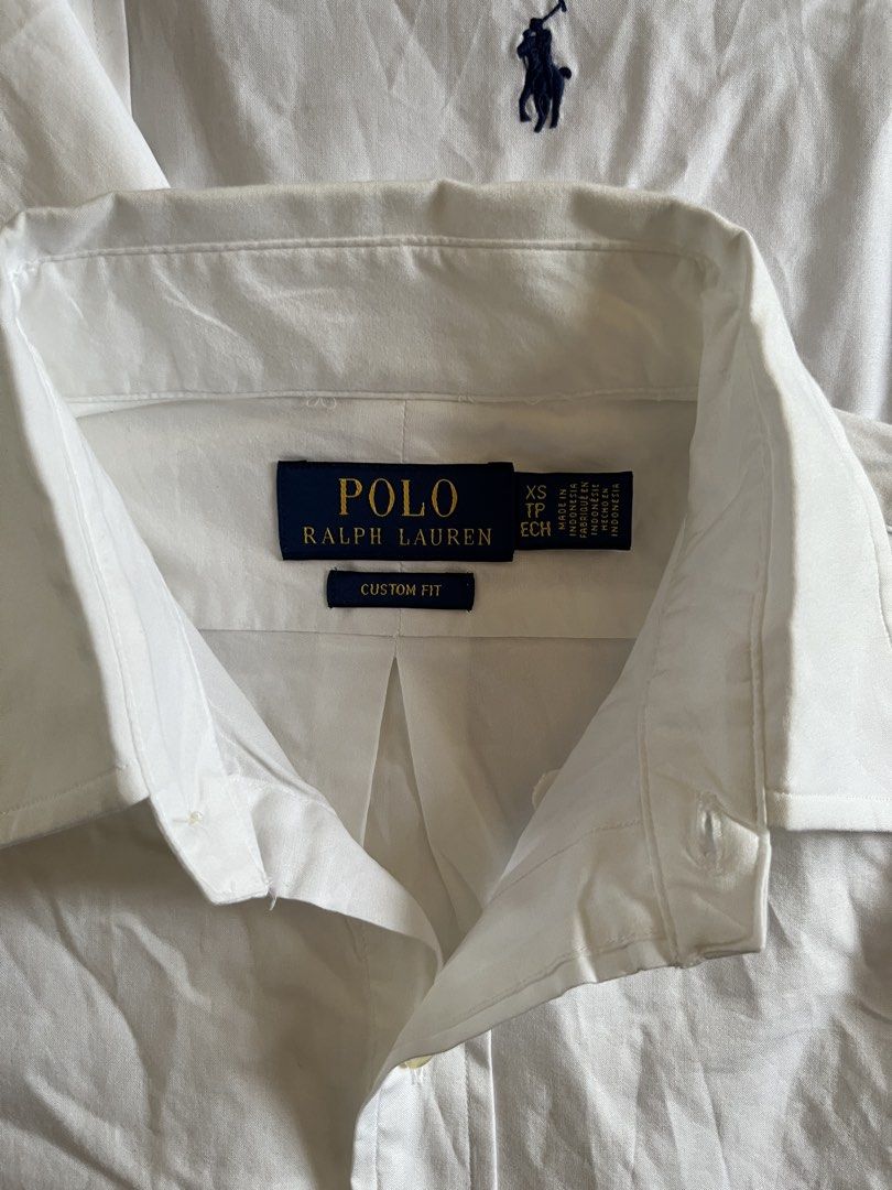 Polo Ralph Lauren Button Down Long Sleeve White (Category: Formal Shirts) located in Santa Rosa. Submitted by mmnldn (Listing ID 1464983168, Image 3). Description: Polo Ralph Lauren Button Down LS Brand New Condition Extra Small - Custom Fit - 18 x 27 Small - Slim Fit - 19 x 28 Medium - Slim Fit - 20 x 28 DM IF INTERESTED📥.