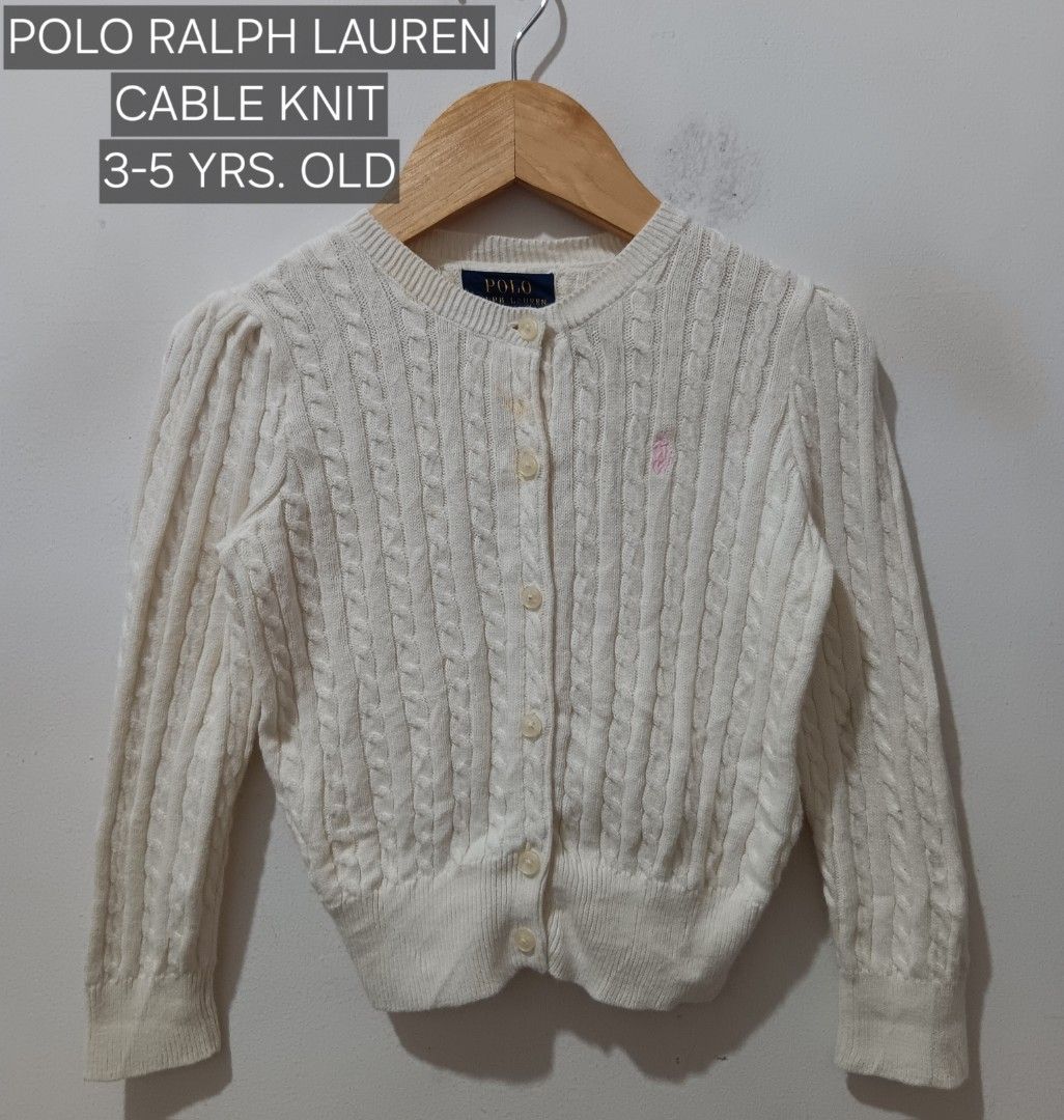 POLO RALPH LAUREN CABLE KNIT (Category: Babies & Kids Fashion) located in Dauis. Submitted by udenglegaspi (Listing ID 1465006018, Image 1). Description: .