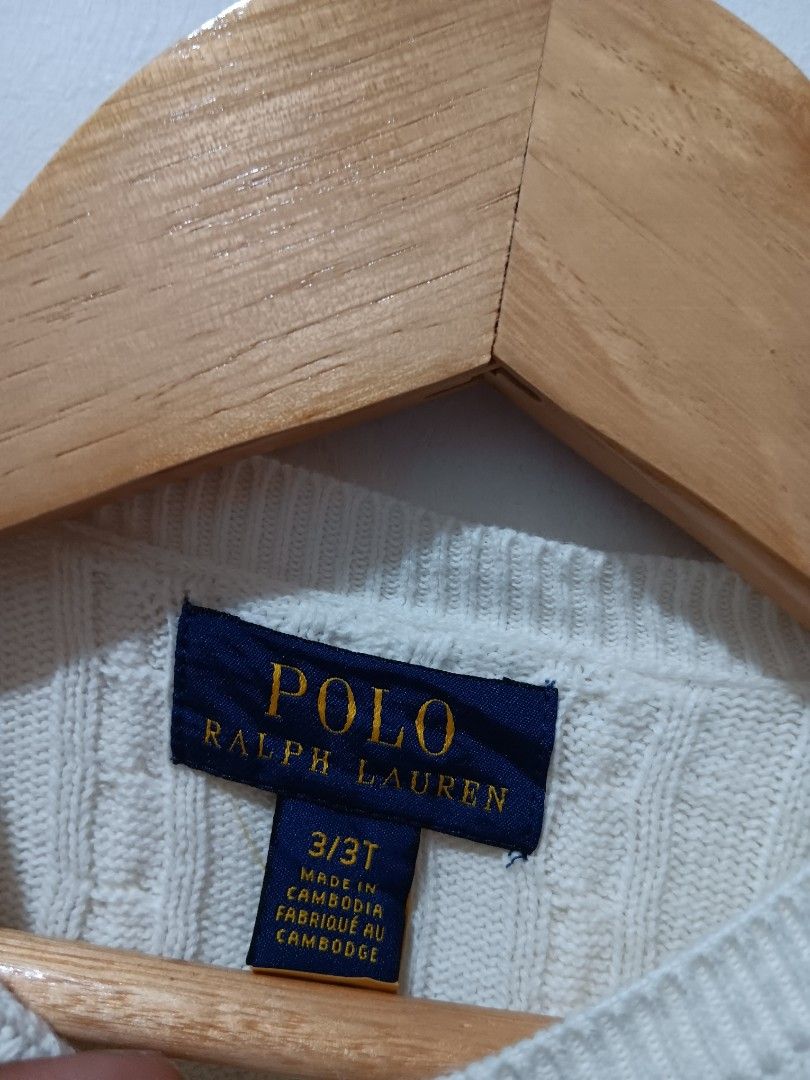 POLO RALPH LAUREN CABLE KNIT (Category: Babies & Kids Fashion) located in Dauis. Submitted by udenglegaspi (Listing ID 1465006018, Image 2). Description: .