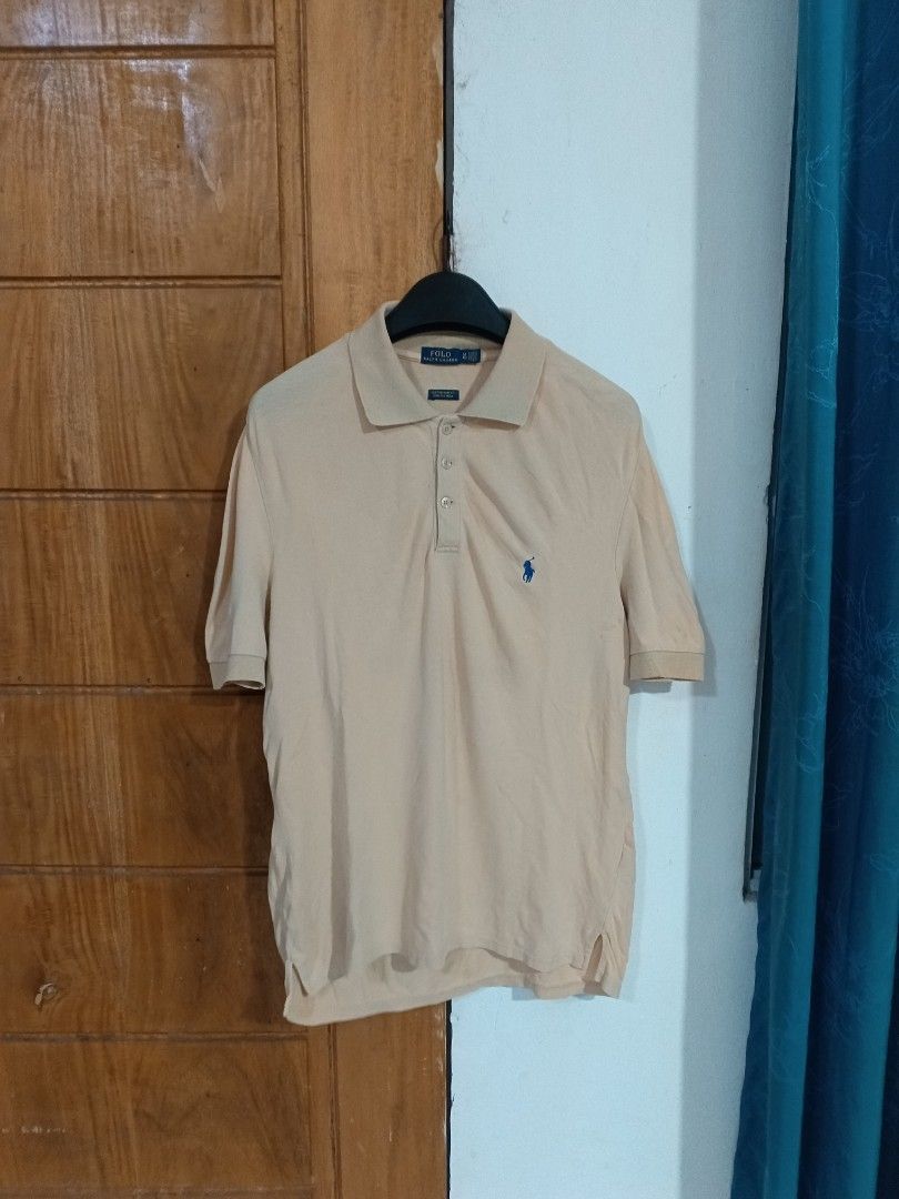 RL Polo Shirt (Category: Tshirts & Polo Shirts ) located in Cebu City. Submitted by authenticgrids (Listing ID 1465132403, Image 1). Description: Polo RL 🐎 Polo Shirt Beige , Light Khaki Color "Custom Slim Fit Stretch Mesh" Excellent Condition 💯 Issue/s: None Size on Tag 🏷️ Medium Best Fit M- Large (US) Dimensions Width 22inches Length 30 inches 📥📥📥📥📥 Dm for more details ✅.