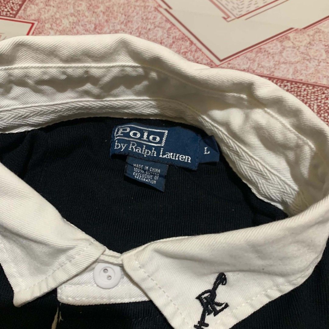 POLO RALPH LAUREN RUGBY (Category: Tshirts & Polo Shirts ) located in Sofronio Española. Submitted by diyad_thrift_things (Listing ID 1464977844, Image 3). Description: POLO RALPH LAUREN / RUGBY Good condition Size last picture Issue stains Solid nito Mine DM Disclaimer: I am not affiliated with any of the brands mentioned. The products I sell are thrifted, pre-owned items that were originally made by those brands. All trademarks, logos, and copy
