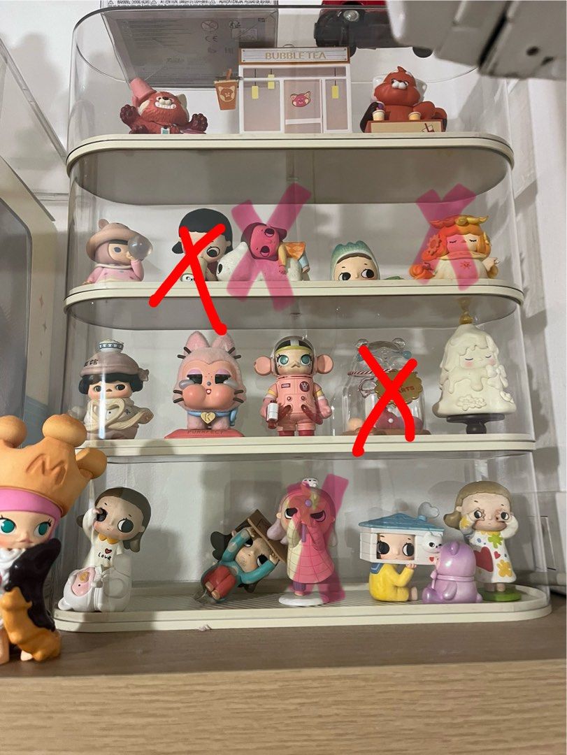 POP MART DECLUTTERING (Category: Designer & Blind Box Toys) located in Paranaque City. Submitted by lmbss (Listing ID 1462205761, Image 1). Description: 500 each - no box foil and card - will be packed with care - RFS need funds and focusing on specific line of collectibles.