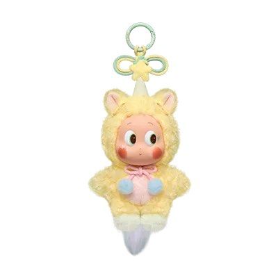 POP MART Have a Good Run Series Twinkle Twinkle (Category: Plushies & Soft Toys) located in Mandaluyong City. Submitted by xialeigh (Listing ID 1464979889, Image 1). Description: - POP MART Have a Good Run series - Twinkle Twinkle character - Yellow furry plush outfit with star antenna on hood - Features big round eyes, pink cheeks, and star print - Pink tummy with blue pom-pom chest ties and wooden button hood detail - Clean condition with origi