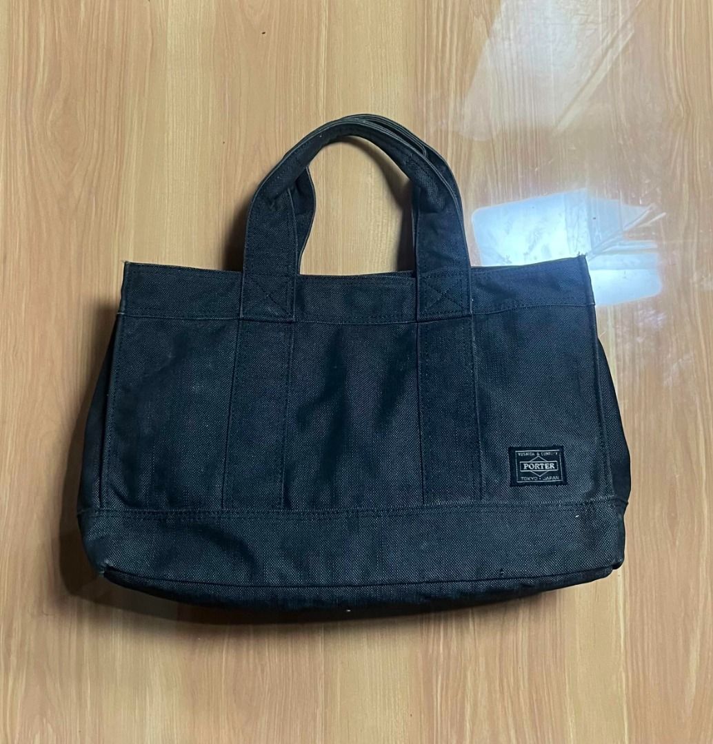 Porter Denim Hand Bag (Category: Tote Bags) located in Manila. Submitted by senggggg. (Listing ID 1465143388, Image 1). Description: good condition working zip minimal sign of use no hidden issue .