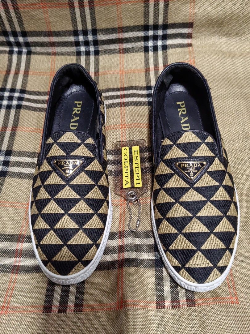 PRADA (Category: Loafers) located in Baguio. Submitted by curated_luxe_brandeds (Listing ID 1465052670, Image 3). Description: PRADA SIZE 36.5 ON TAG FITS 37 WOMENS 24 CM INSOLE SEE PICS FOR DETAILS EXCELLENT CONDITION COLOR MAY VARY DUE TO LIGHTING MOP BDO /GCASH NO COD /COP FB PAGE /CAROUSELL : curated_luxe_brandeds FACEBOOK SELLING ACCOUNT : Esteph Colpita SA PHYSICAL STORE :STALL 324A THIRD FLOOR SKYWORLD SESSION ROAD BAGUIO CITY.